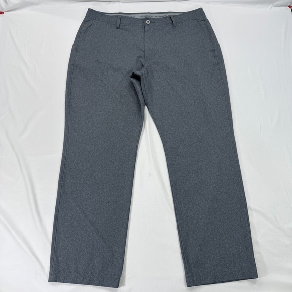 Under Armour‎ Match Play Pants Men 38x29 Gray Golf Performance Vented Tech Chino - Picture 1 of 13